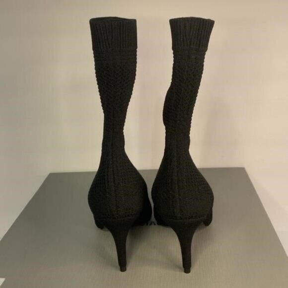 New Authentic Balenciaga Women's Knife 20 Knit High Heel Booties - Picture 10 of 11